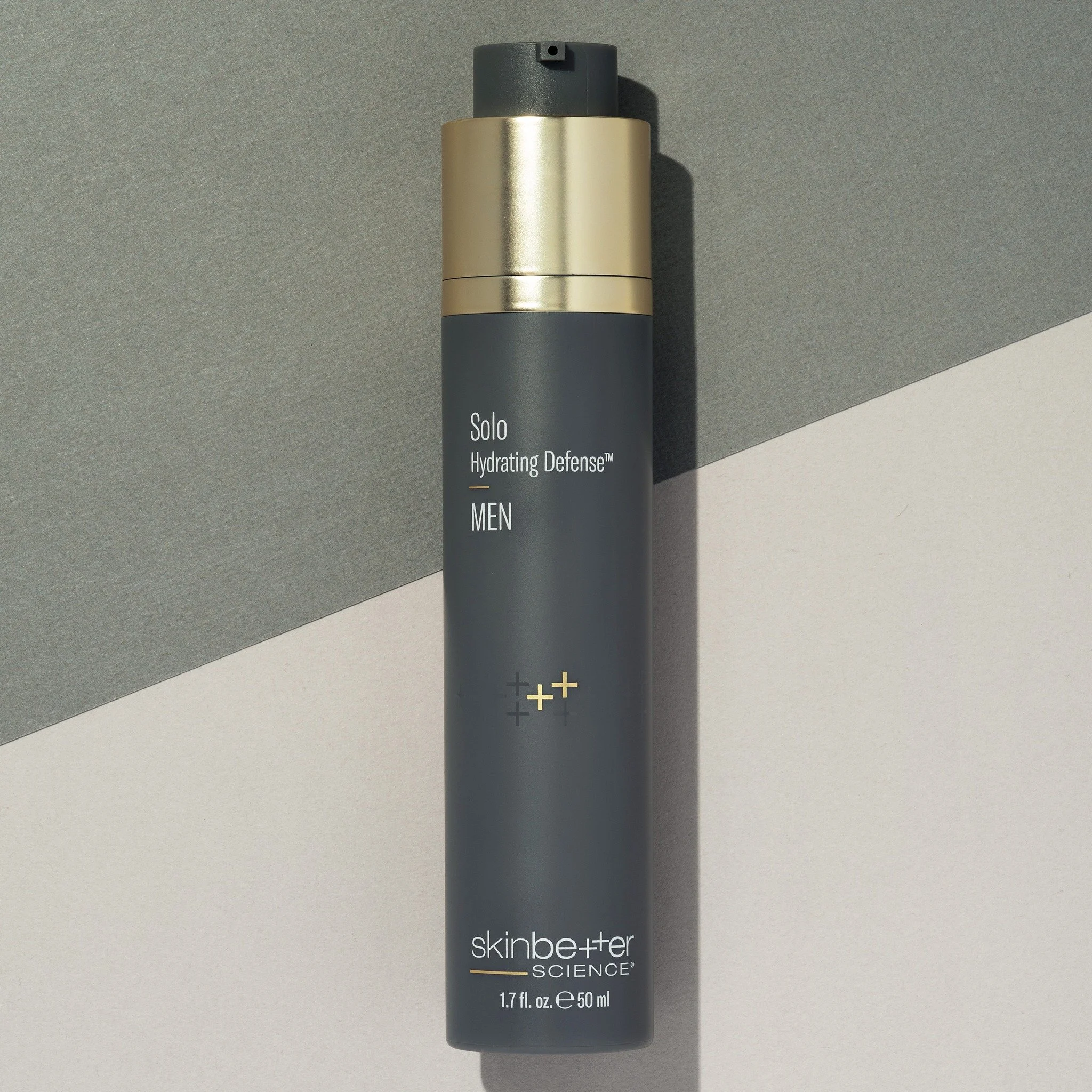 SOLO Hydrating Defense for Men. This multi-tasking product is designed for mens unique skin needs.
Men deserve great skin care, too! Solo Hydrating Defense MEN is a one-step solution for healthy-looking skin that:

✔️ Provides light hydration and cal