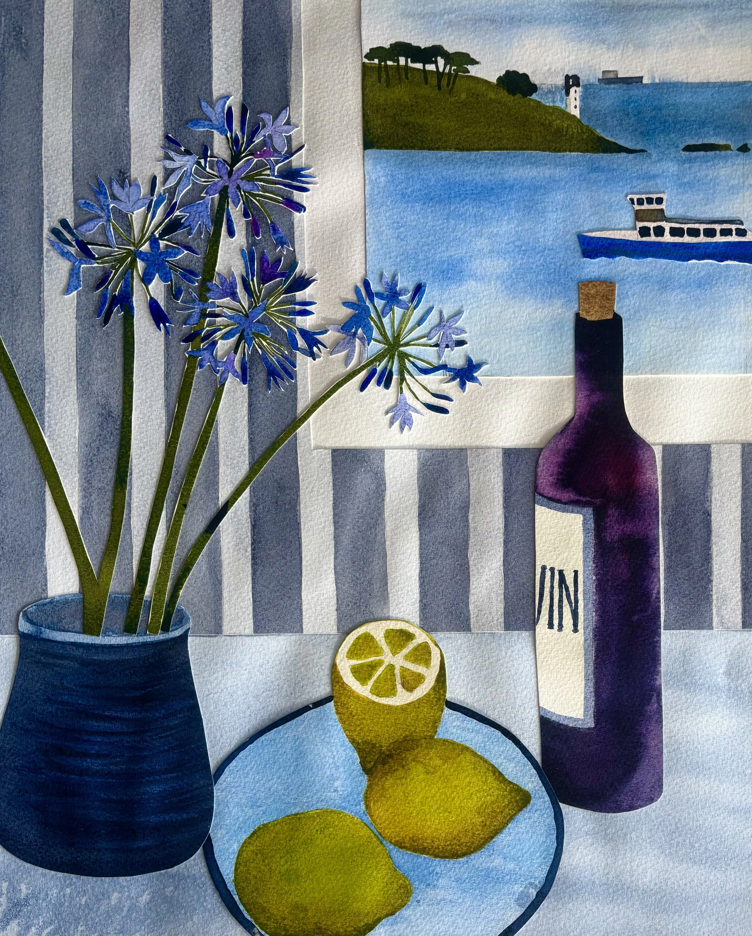 Ferry Coming into St Mawes