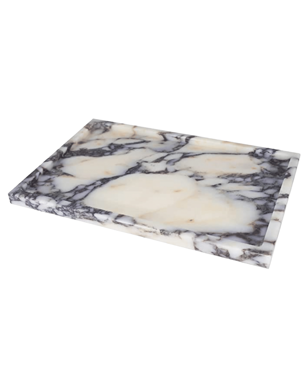 Real Luxurious Natural Marble Vanity Tray Genuine Marble Storage Tray for Home Decor Stone Tray