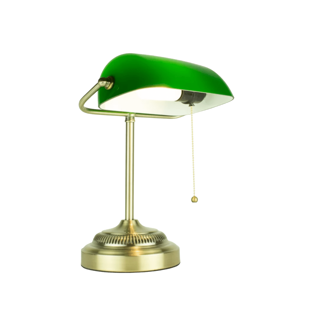 Zemple Metal Bankers Lamp