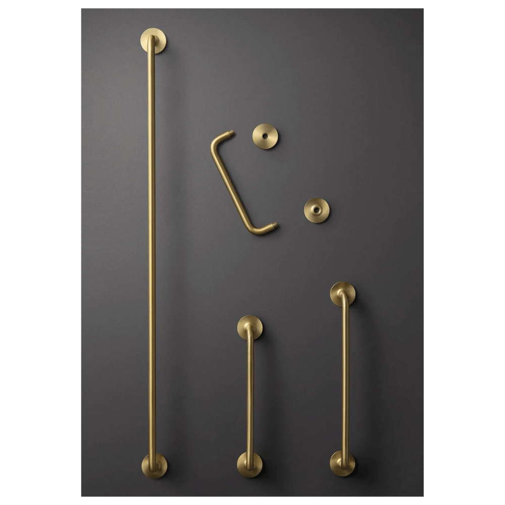 Brushed Brass Copper Cabinet Handles Kitchen Drawer Knobs and Pulls