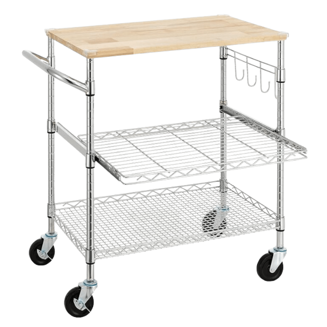 3-Tier Rolling Cart - $76