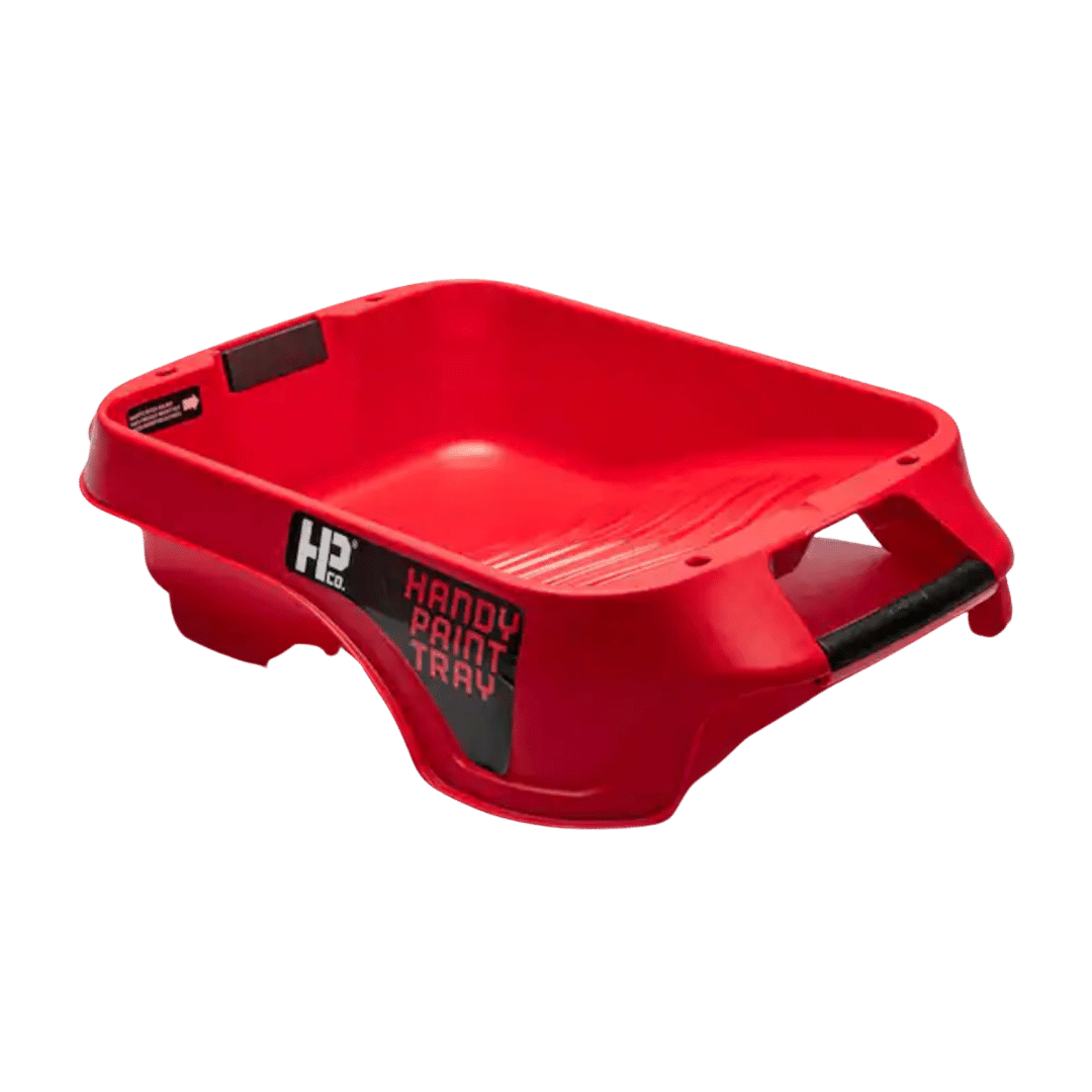 The Handy Paint Tray is the innovative solution for brush and roller painting. Easily holding a full gallon, it has unique design feature that ensures efficient, hassle-free painting. Built for pros and DIY painters, the Handy Paint Tray is designed