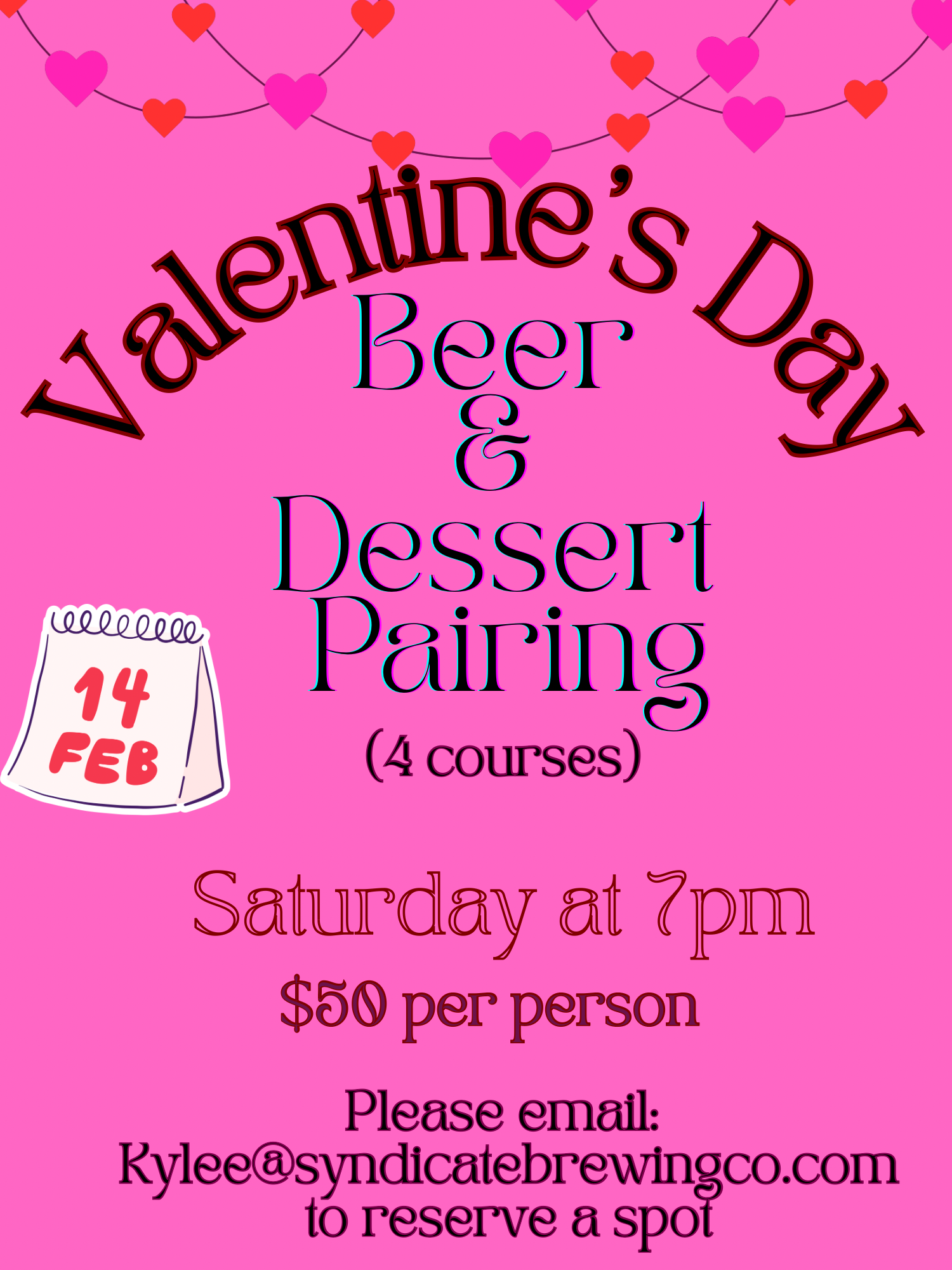 BEER &amp; DESSERT PAIRING