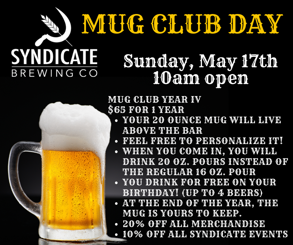 MUG CLUB DAY 2026