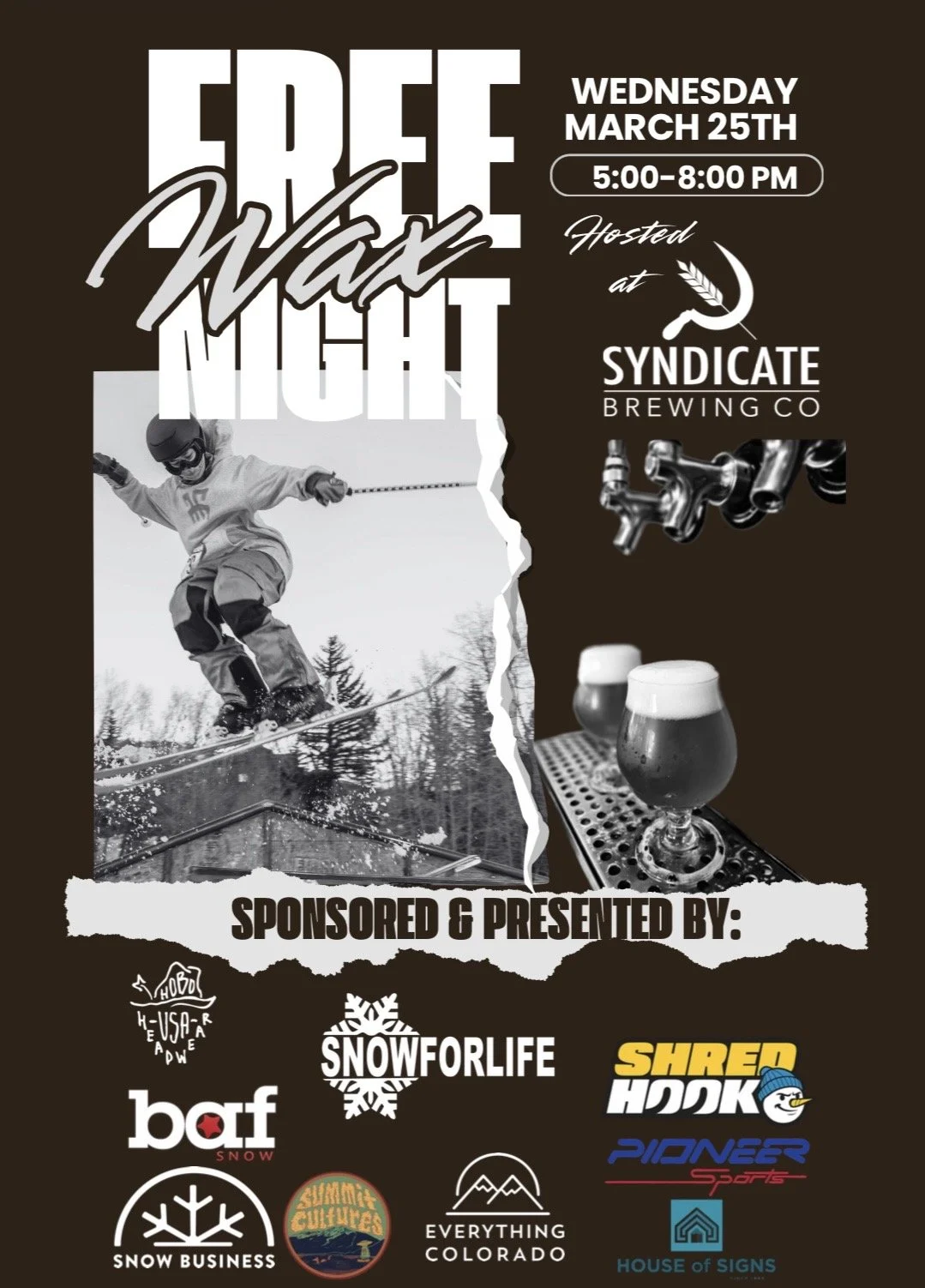 FREE ski/board WAX NIGHT