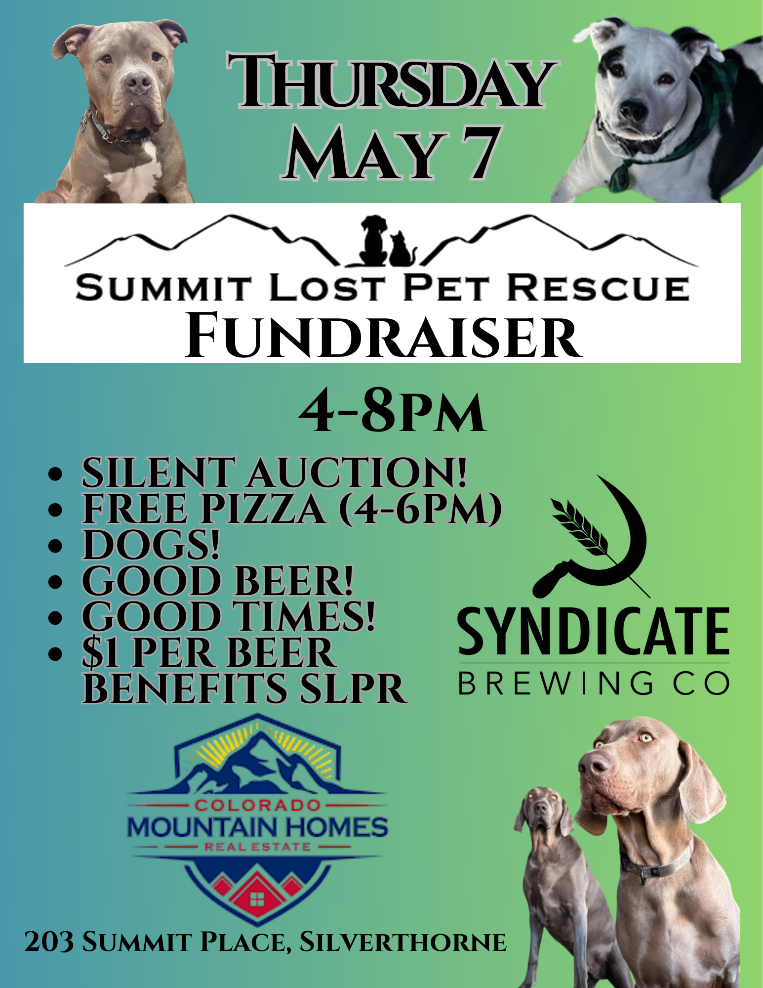 SUMMIT LOST PET RESCUE fundraiser 