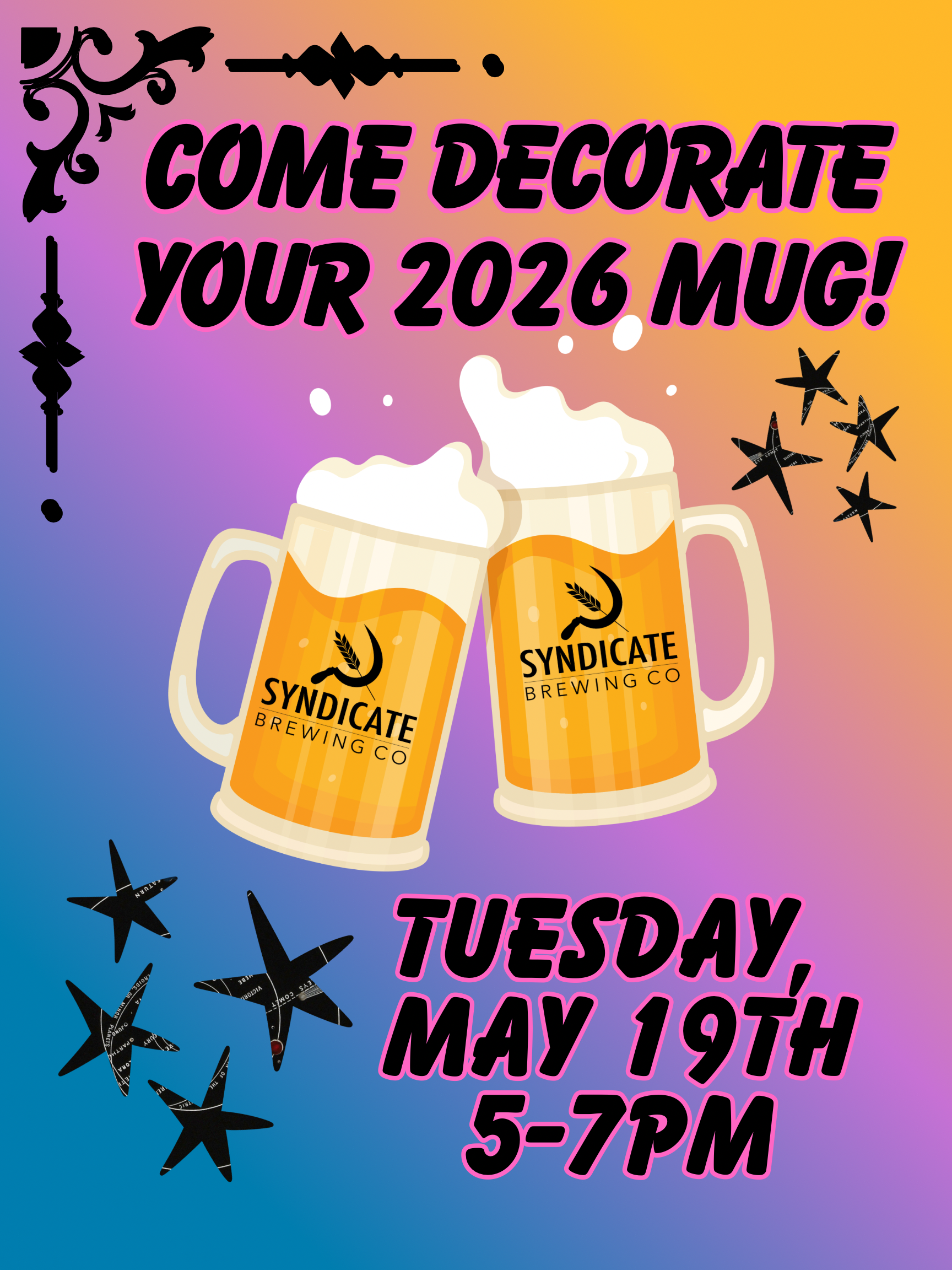 MUG CLUB decorating