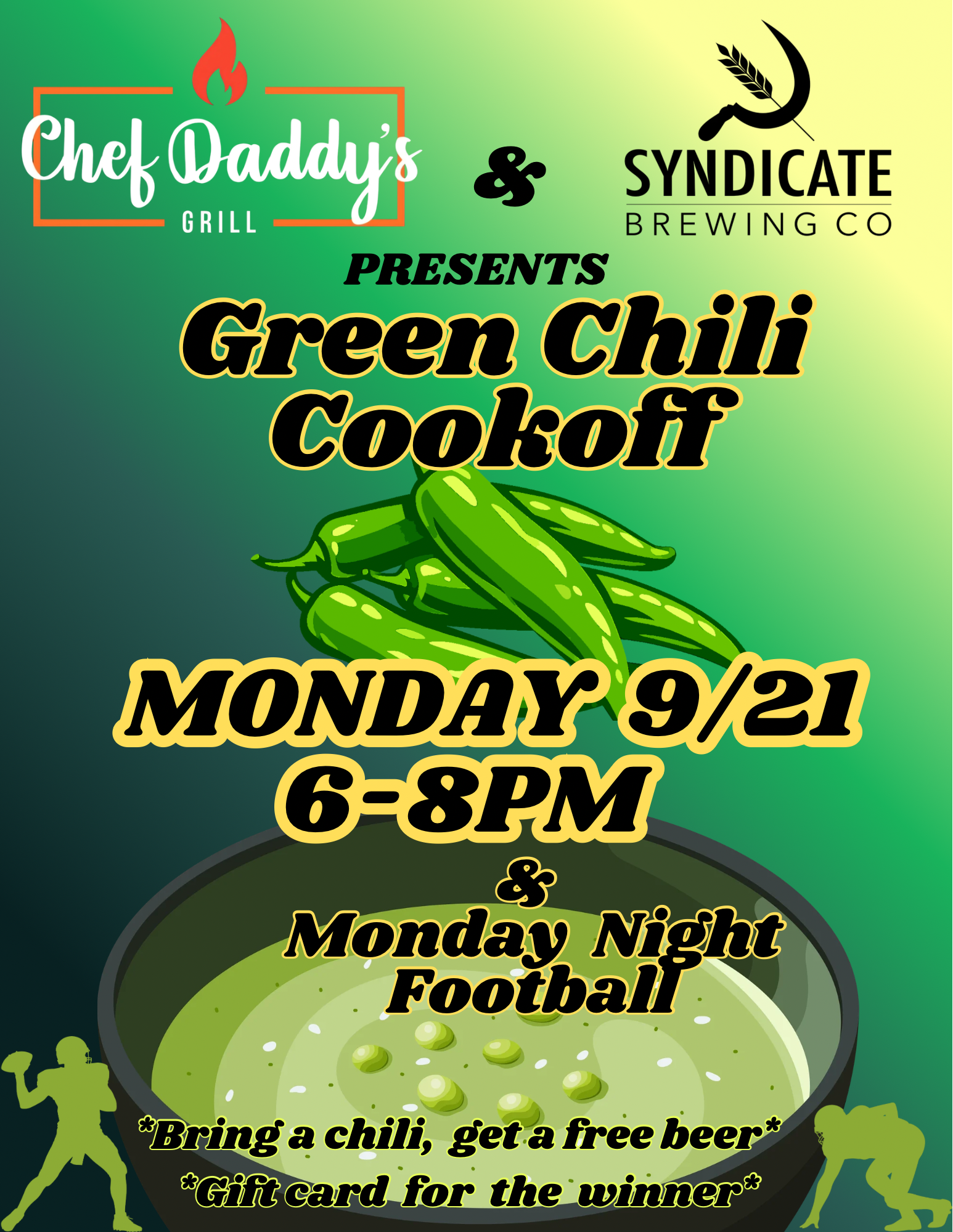 GREEN CHILI COOK OFF
