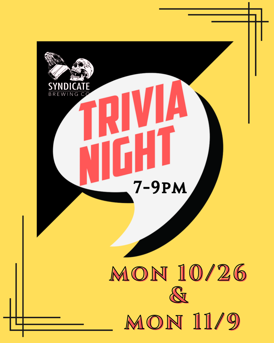 MONDAY NIGHT TRIVIA