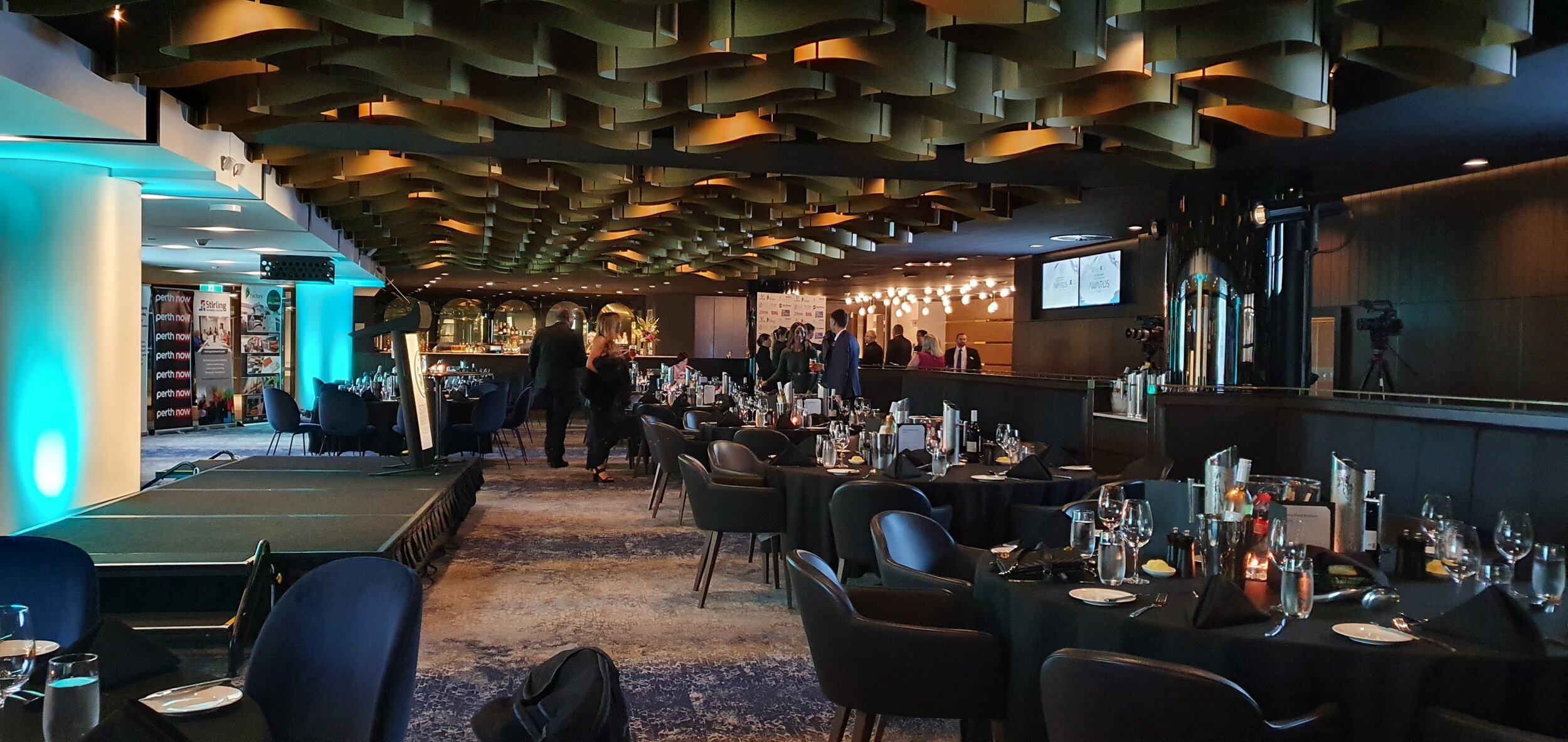 Inside Optus Stadium for Gala Dinner and Awards