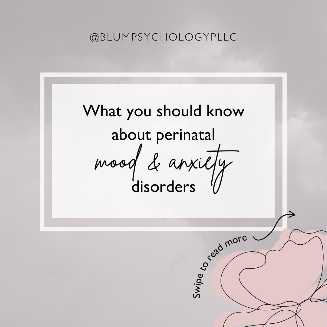 The term &ldquo;perinatal&rdquo; refers to the time period from conception through the baby&rsquo;s first year of life. Perinatal Mood and Anxiety Disorders (PMADs) include Depression, Anxiety, OCD, PTSD, and Psychosis. 

Perinatal Depression symptom