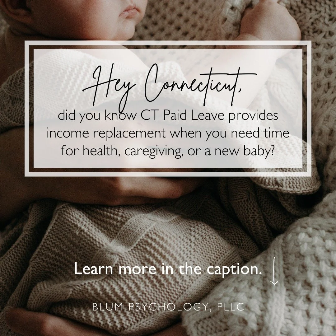 Hey Connecticut, did you know we have paid leave?

Today I'm joining the #CTPaidLeave Day of Action alongside @ctpaidleave and @chamberofmothers to help raise awareness about this program. 

Research shows that for new parents, paid leave directly im
