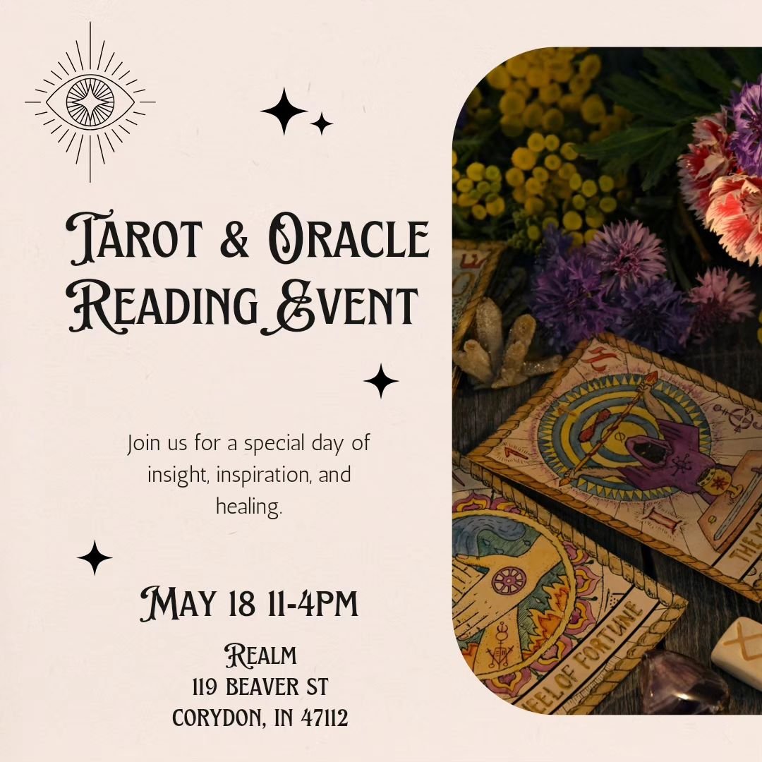 Join us for a day of Tarot and Oracle Readings with Elizabeth Redding + Jessica Warren!

Both Elizabeth and Jessica have curated beautiful offerings for you to dive deep into the intuitive realms as you explore the world of Tarot and Oracle readings.