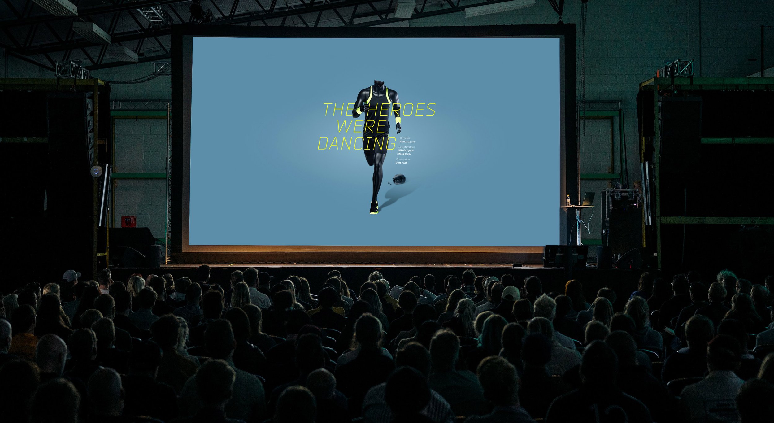 "The Heroes Were Dancing" - film teaser poster