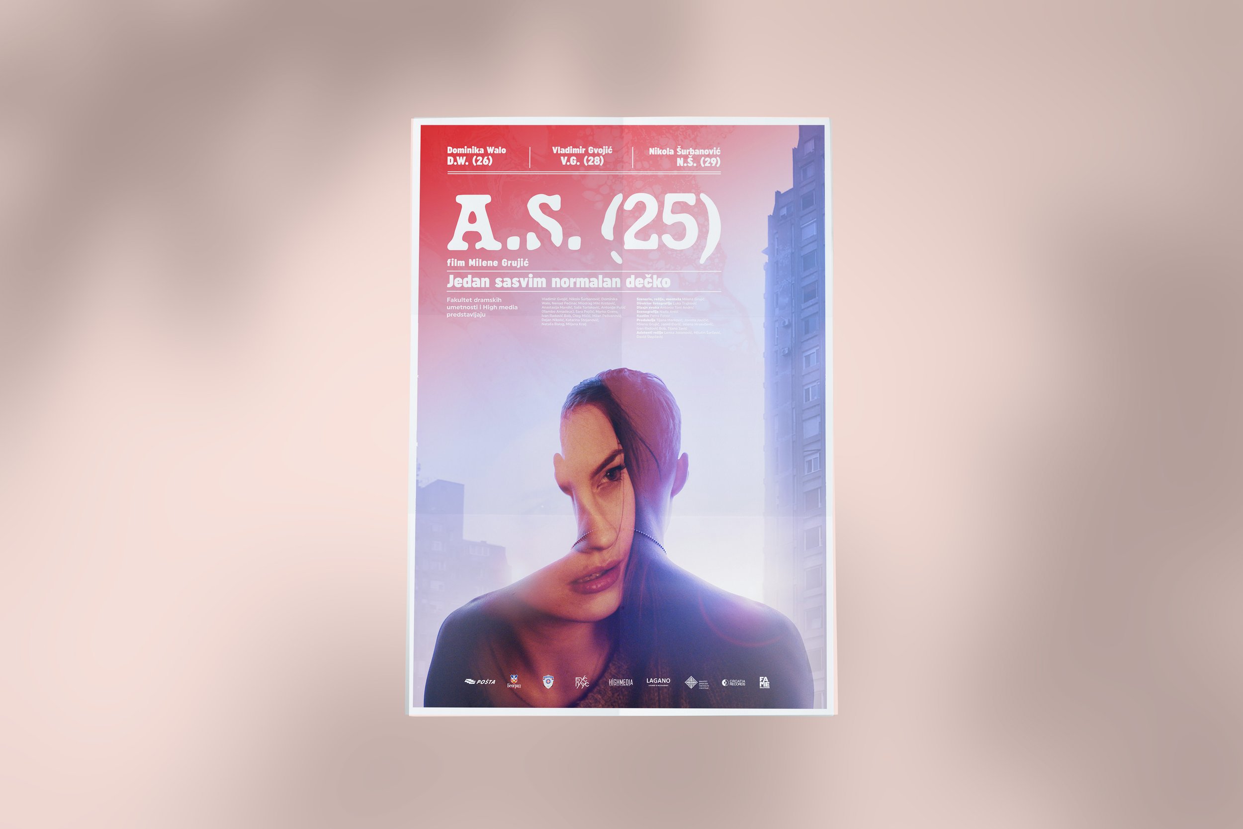 "A.S.(25)" - arthouse film poster