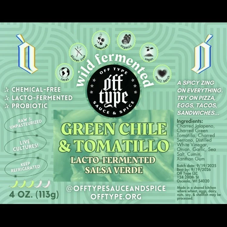 Green Chile & Tomatillo Fermented Salsa Verde