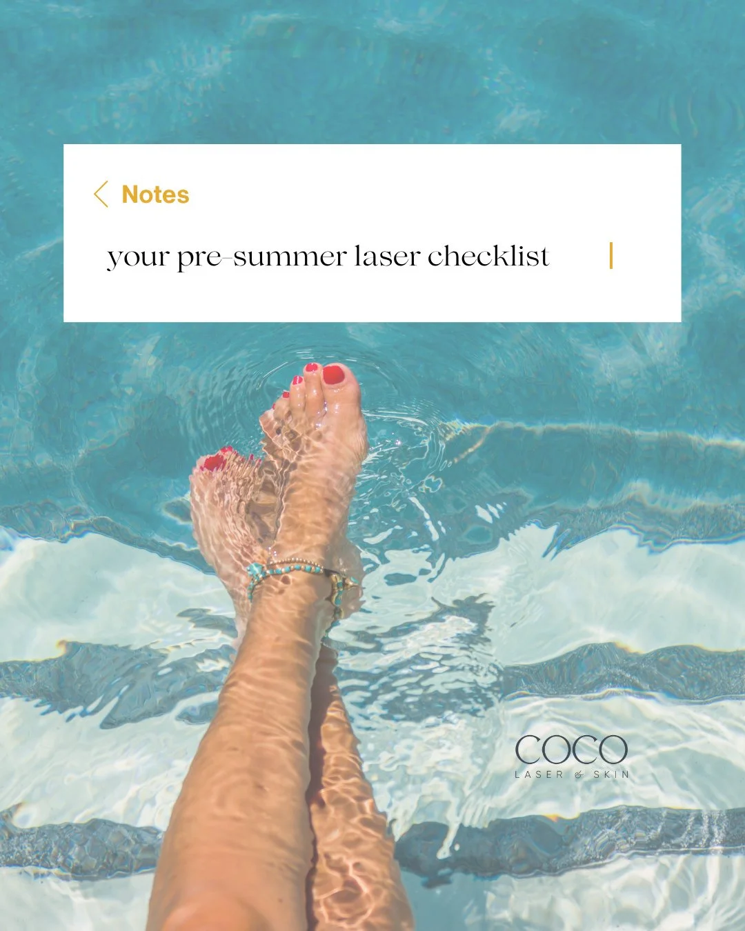 Does this photo alone make you want to immediately grab a swimsuit and a margarita?... Okay, us too.🍹🍍🍉⁠
⁠
There is nothing worse than realizing summer is officially here and the skin treatments, laser appointments or maintenance services you mean