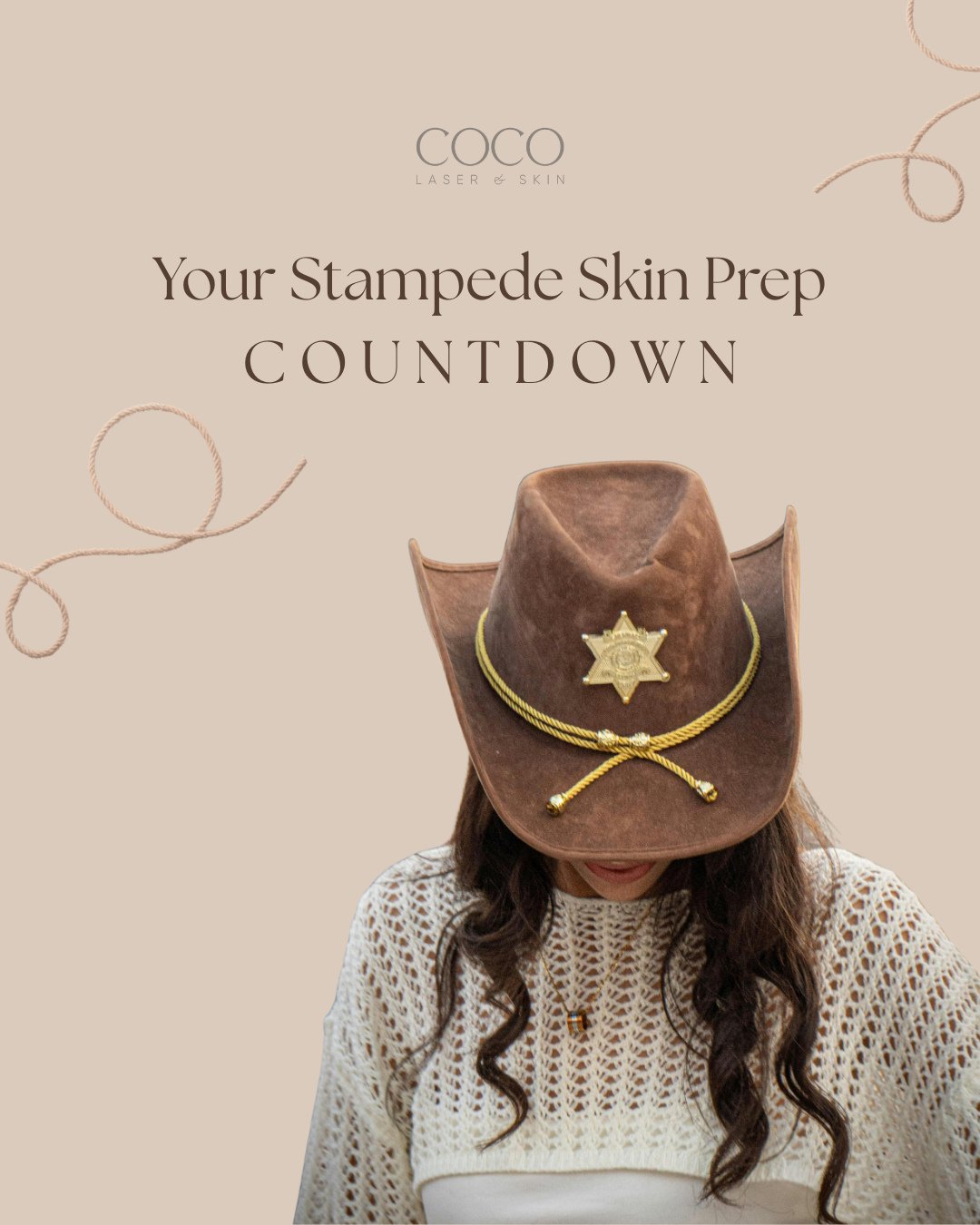 Hold up... 🐴 Stampede is around the corner.🐄⁠
⁠
Calgary&rsquo;s biggest event of the year is coming, and your skin prep deserves a spot on the calendar before the boots, concerts, patios and midway plans take over.⁠
⁠
Because here&rsquo;s the thing