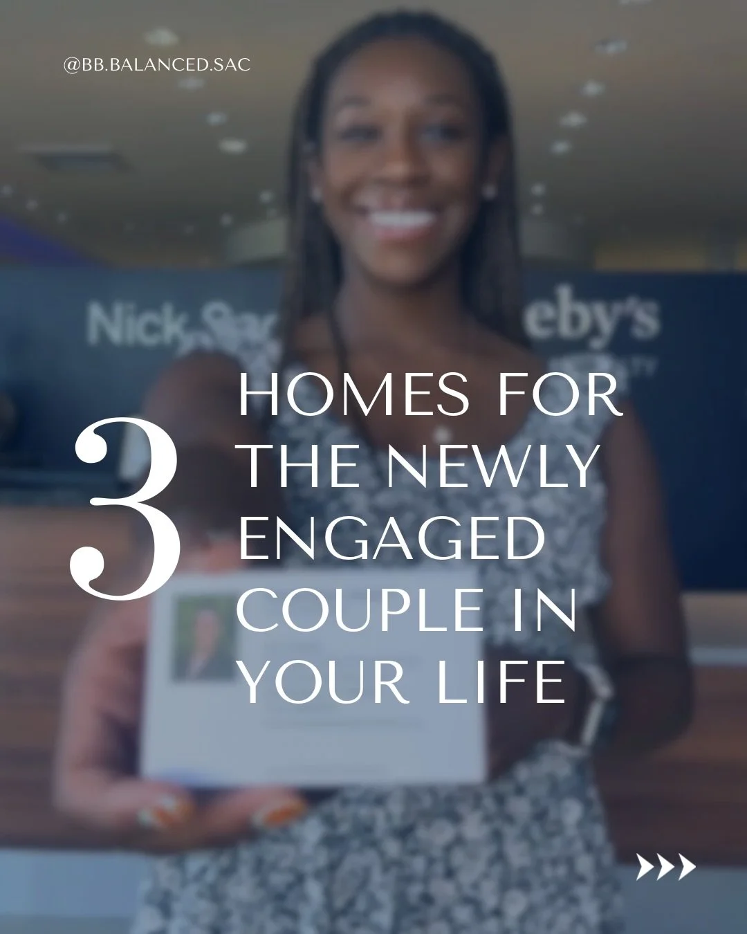 &ldquo;Big ring energy&rdquo; deserves the right kind of &ldquo;Feels like home energy.&rdquo; 💍✨

If someone in your life just got engaged and is already spiraling into the so&hellip; where do we live? phase, send them this.

Here are 3 Sacramento-