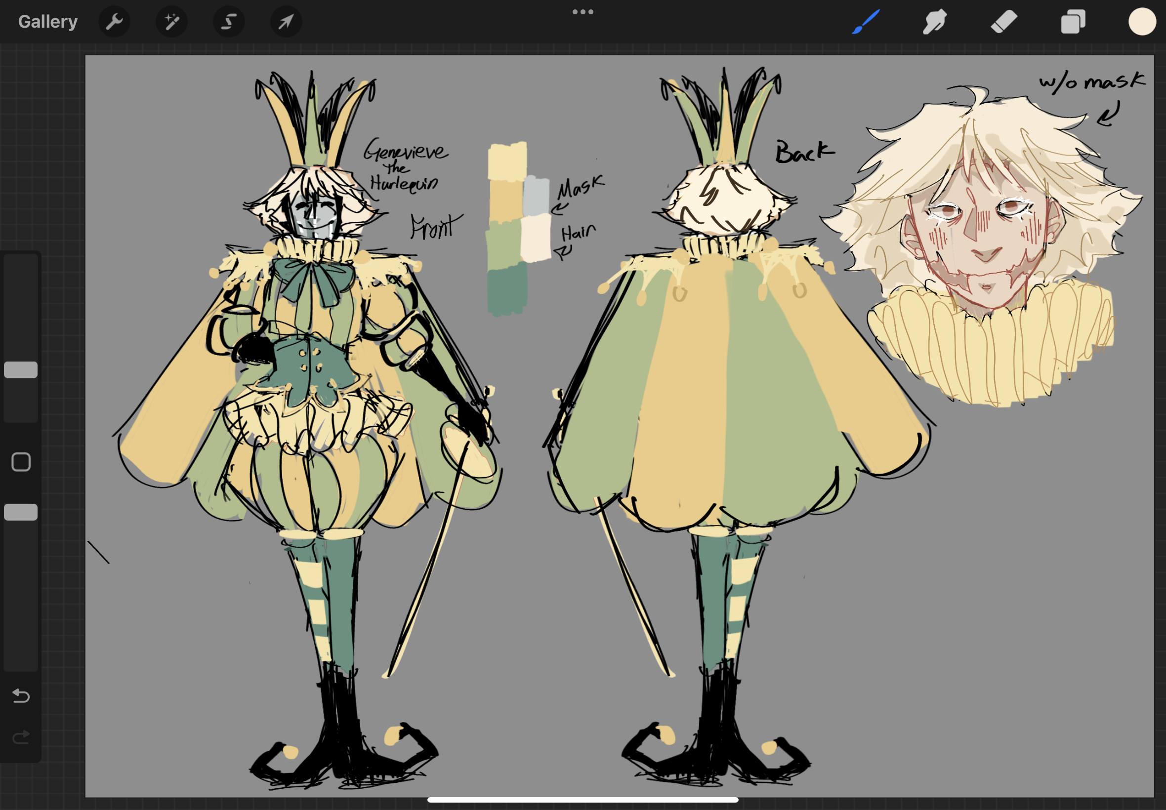 Character Design: Genevieve Le'Coeur