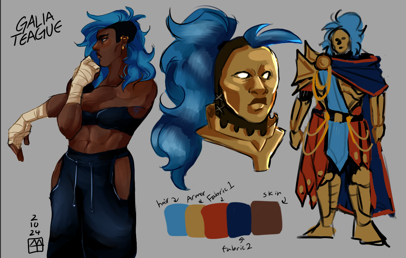 Galia Character Design