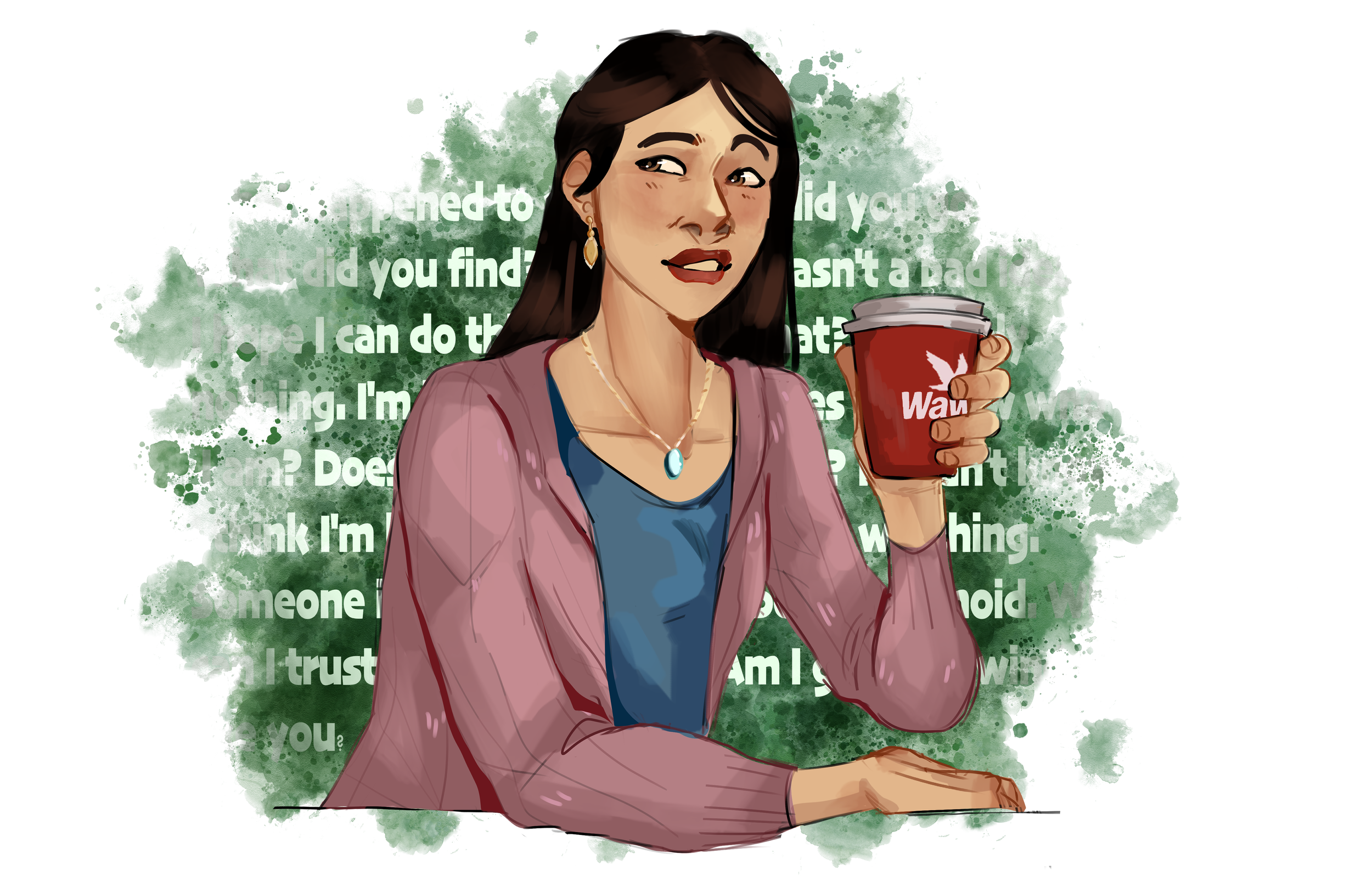 YOU SHOULDN'T BE HERE - Sticker Commission