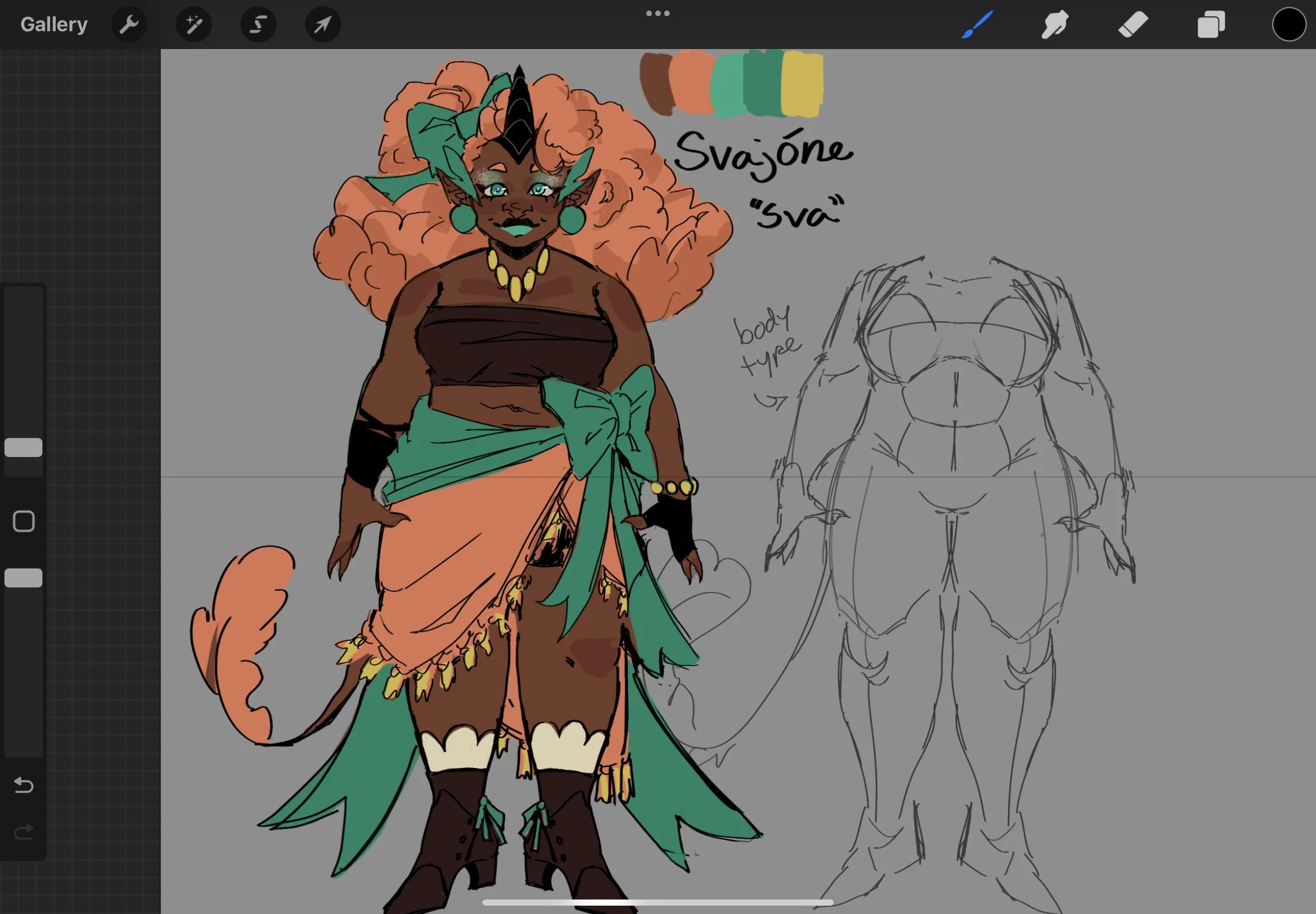 Original Character Design: Svajoné