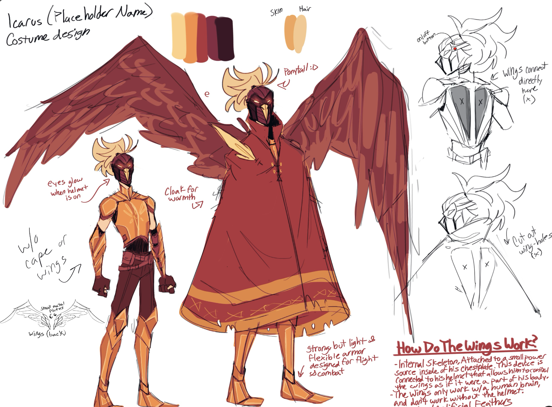 Original Character Design: Icarus