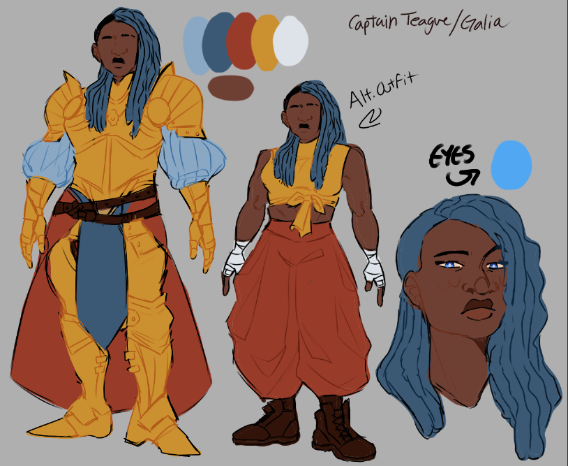Character Design: Galia Teague