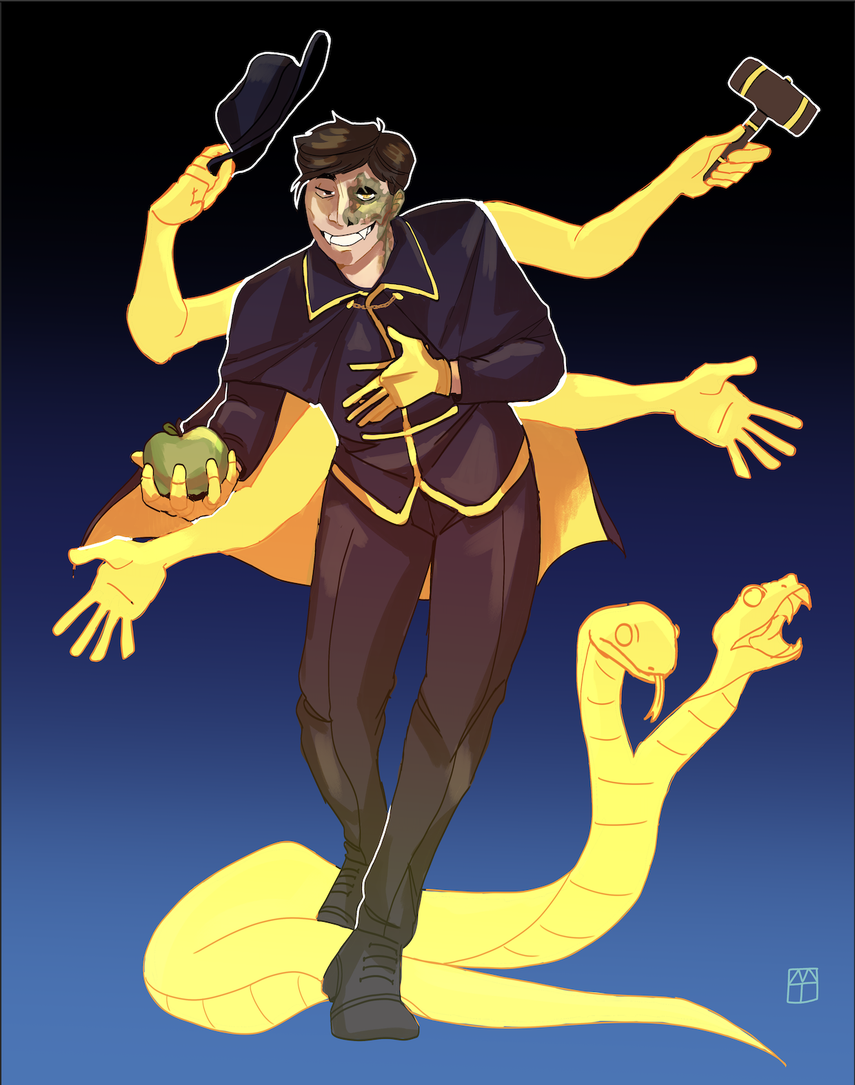 Fanart: Janus from Sanders Sides (YouTube Series)