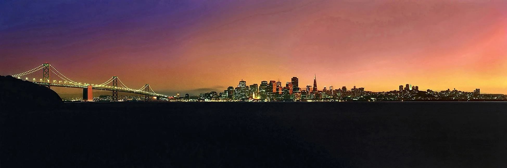 Oakland Bay Bridge, San Francisco, California 1993 - Fuji GS6X17 - client: Pacific Gas & Electric