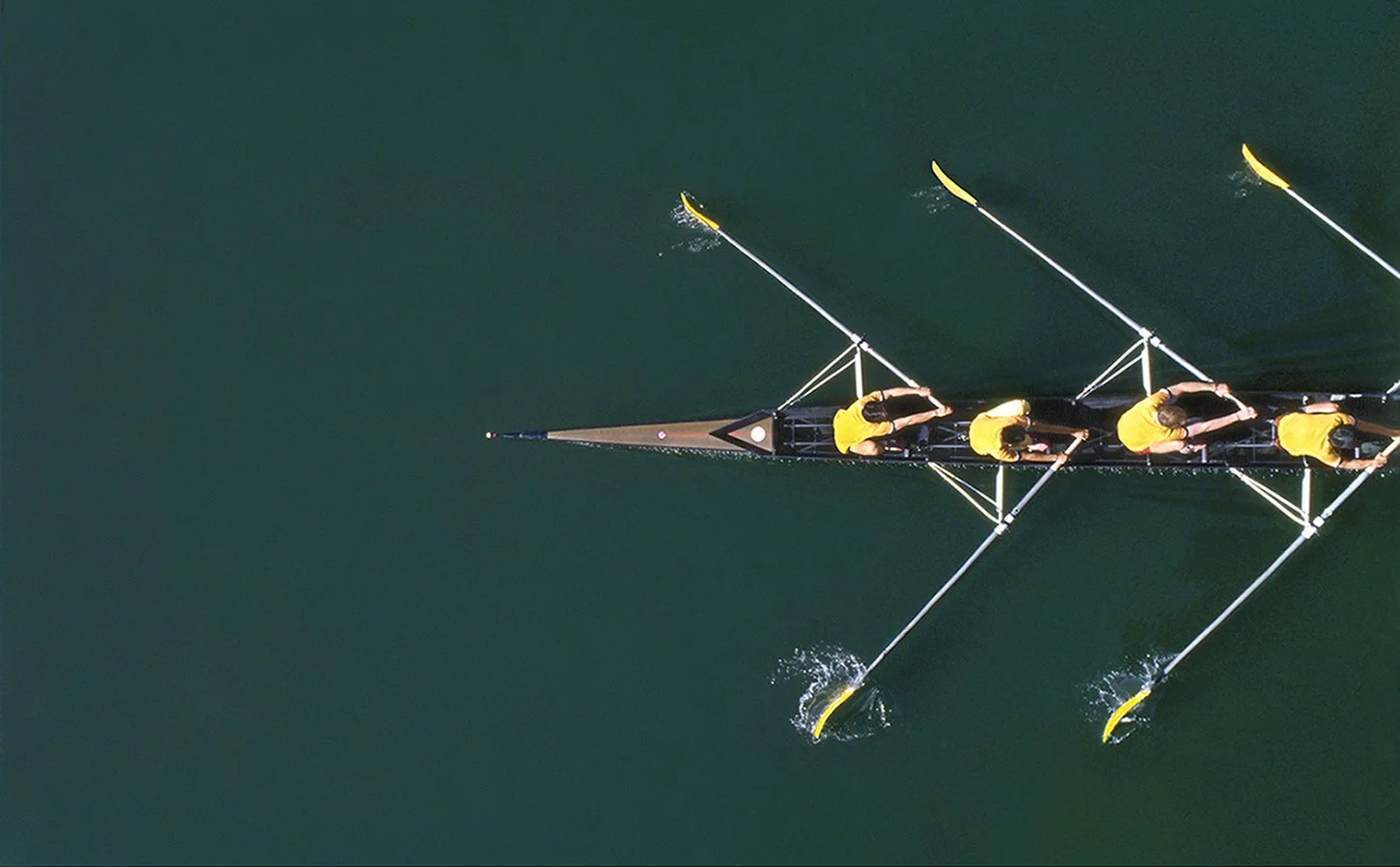 Long Beach State University 8 grew team 1987 - Long Beach, California - client: Bank of America