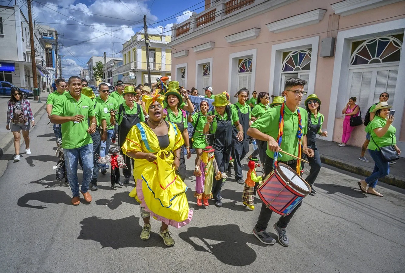 Puppet Troupe parade. -  Cienfuegos, Cuba  2019