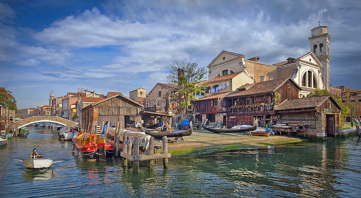 Squero di San Trovaso gondola workshop - Venice, Italy  2008
