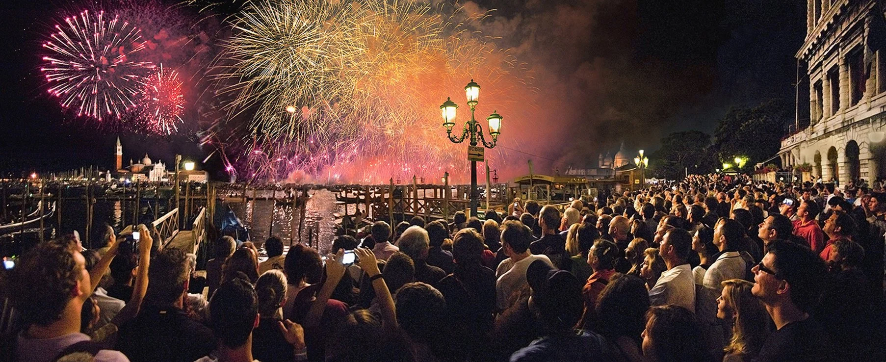 Festa del Redentore fireworks. -  Venice, Italy. 2008