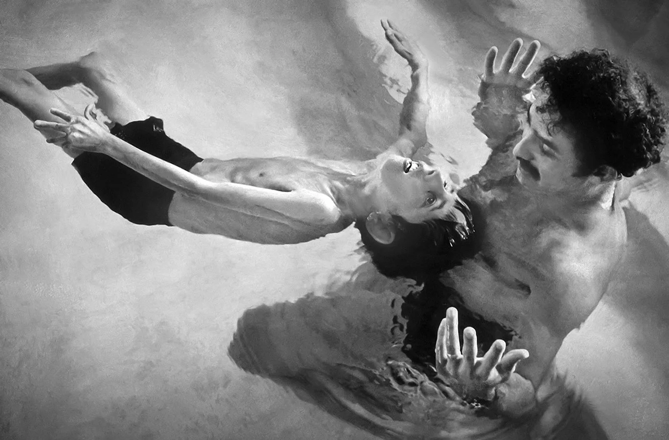 Rehabilitation youth flotation exercise - Easter Seals therapy pool - Ventura, California 1985 - client: Bank of America