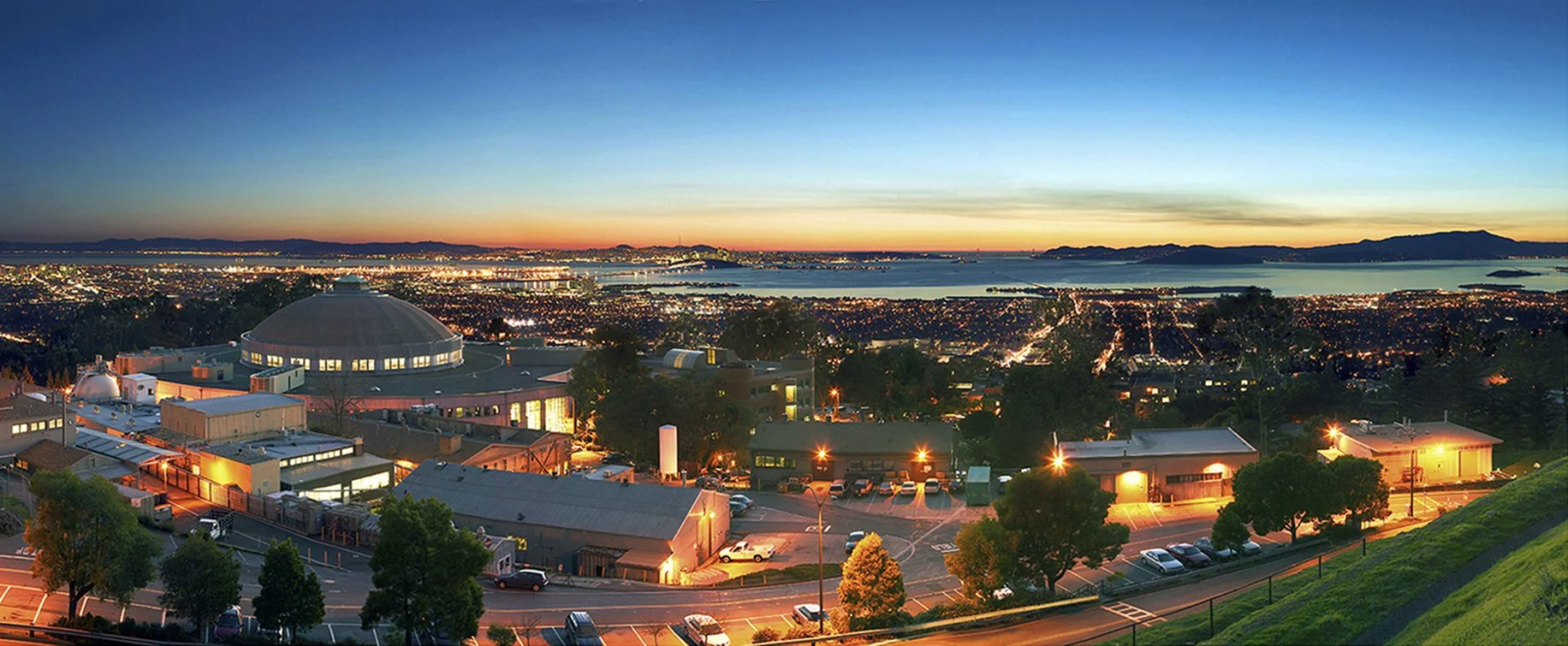 Lawrence Berkeley National Laboratory - Advanced Light Source at sunset - San Francisco Bay Area, California  2004 - client: US Dept. of Energy
