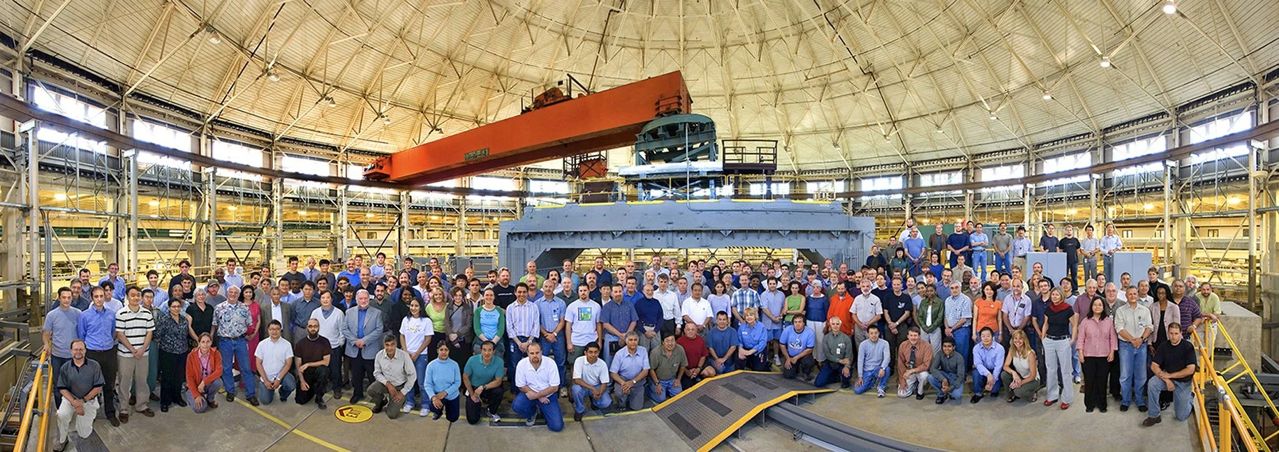 Advanced Light Source (ALS) scientific staff on top of accelerator ring - LBNL 2006 - client: LBNL/US Dept. of Energy