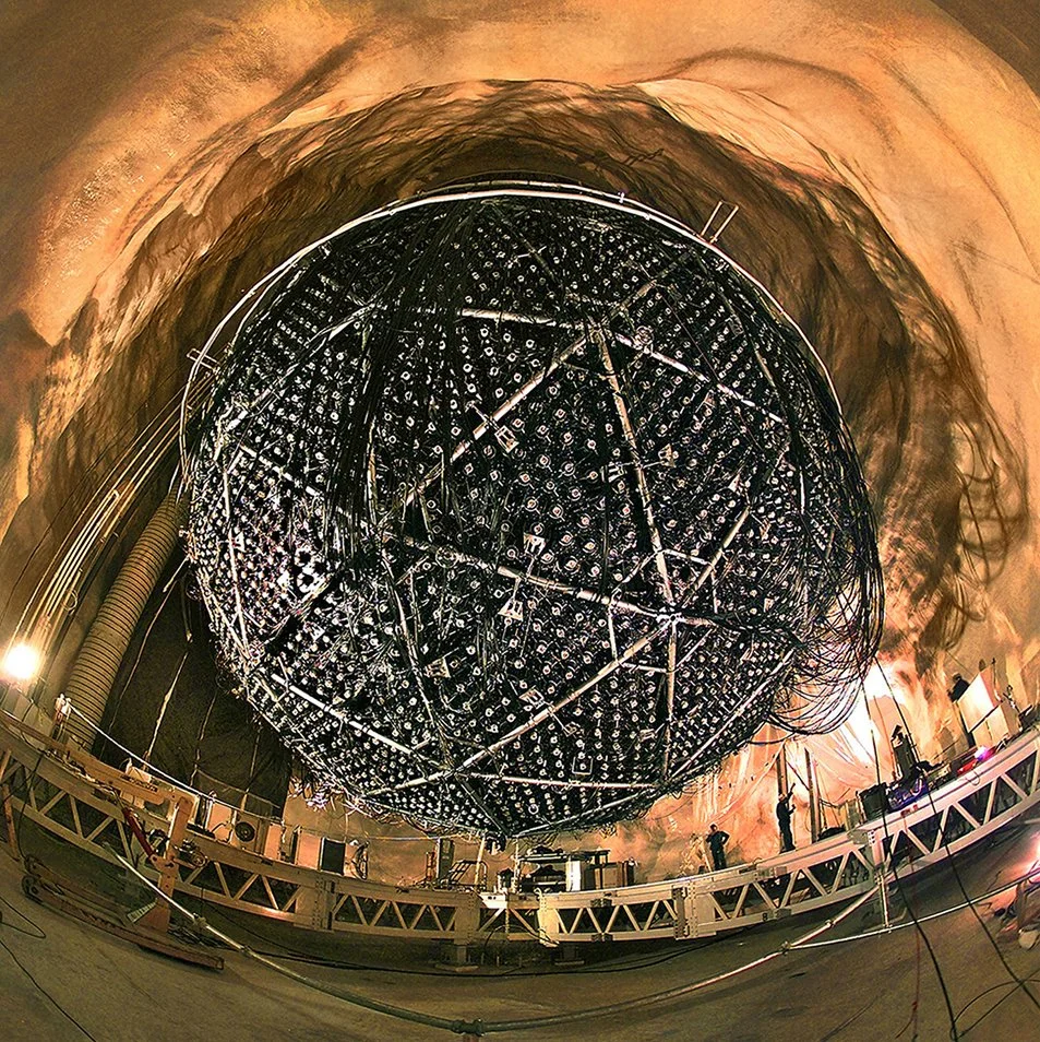 Sudbury Neutrino Observatory - 6800 feet below surface - Canada 1998 - published National Geographic October 2006 - client: LBNL/US Dept. of Energy