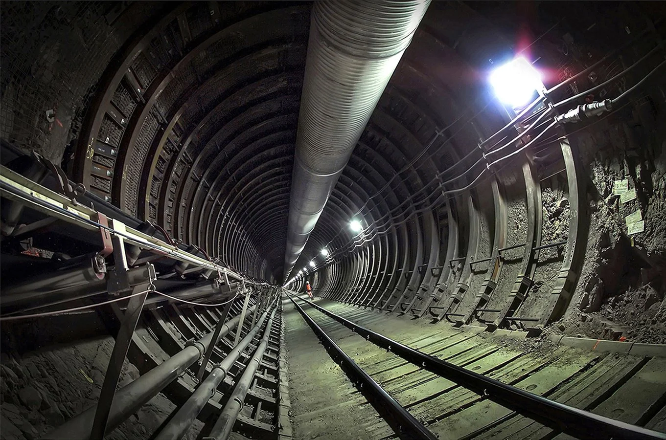 Yucca Mountain Project - main tunnel -Nevada 2001 - client: LBNL/US Dept. of Energy