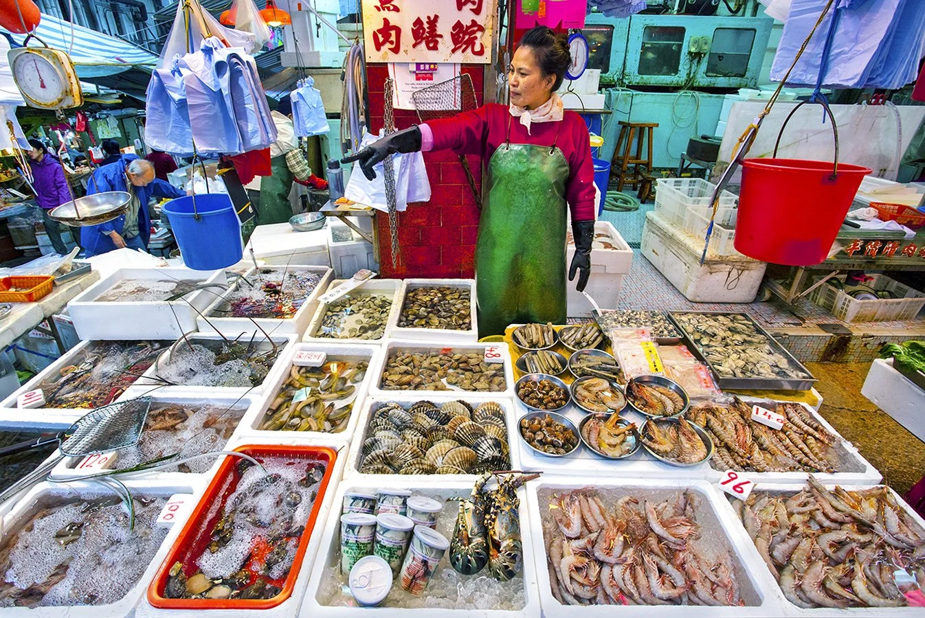 SOHO Fish Market - Hong Kong, China 2011