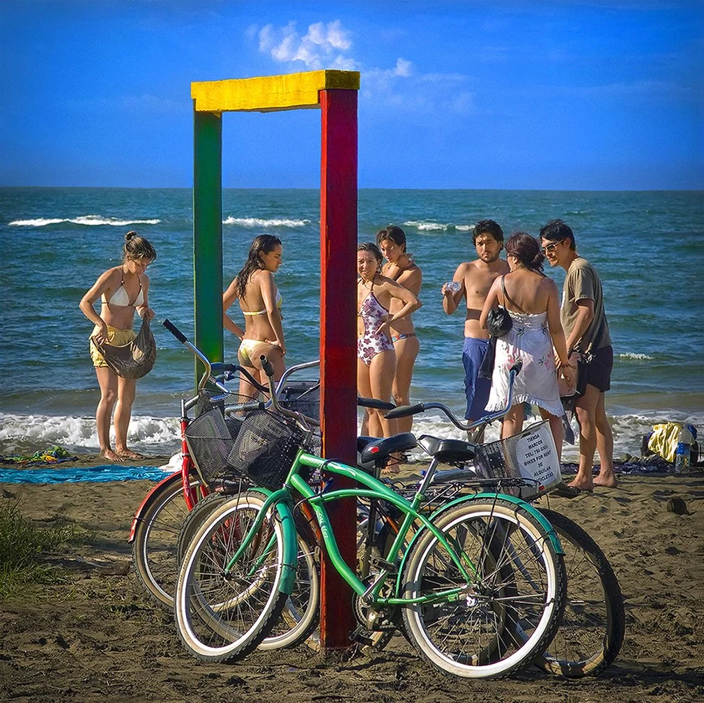Beach gathering - Manzanillo, Costa Rica 2007