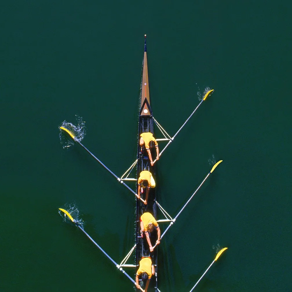 Long Beach State University 8 grew team 1987 - Long Beach, California - client: Bank of America