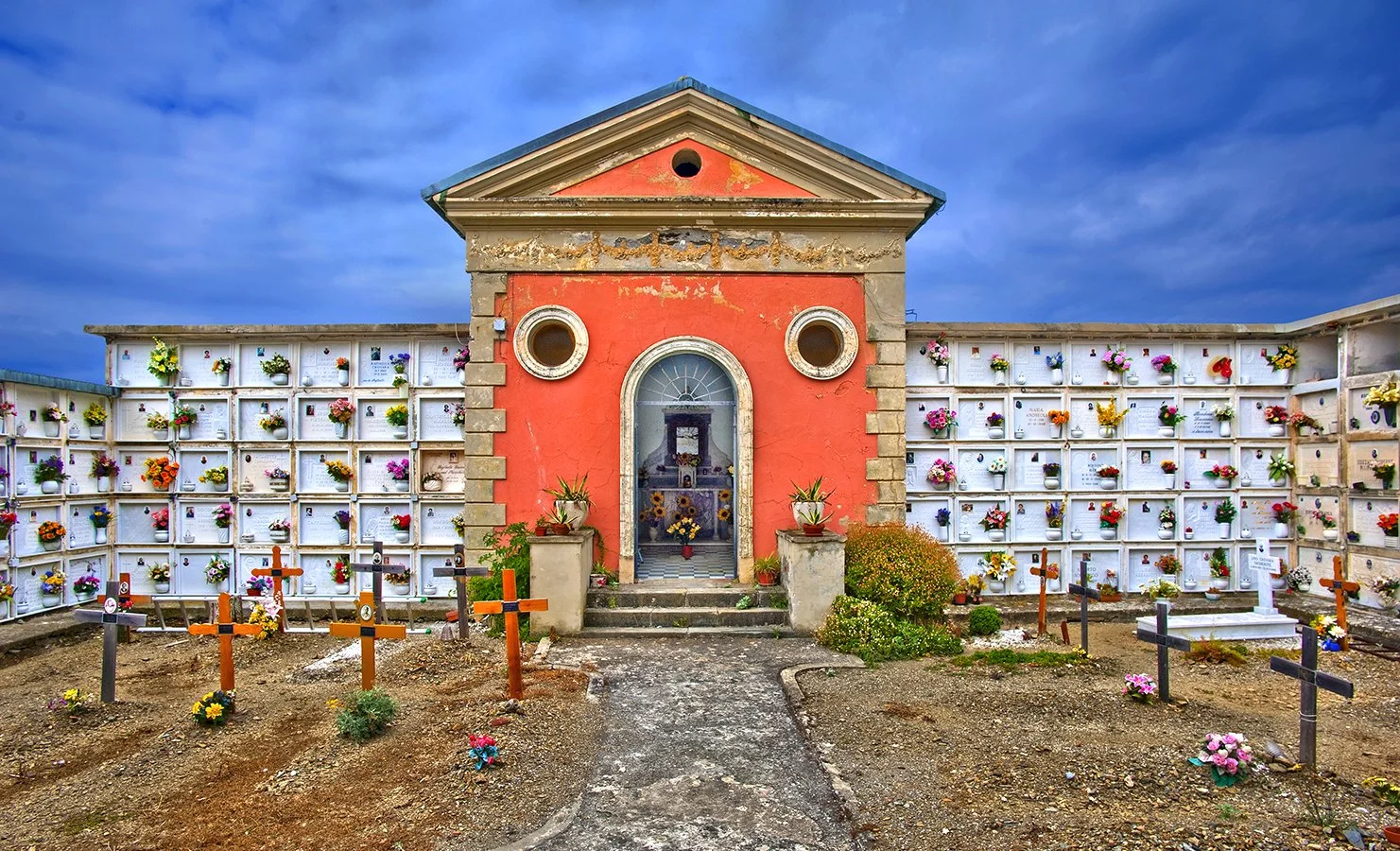 Manarola Cemetery - Cinque Terre, Italy  2008