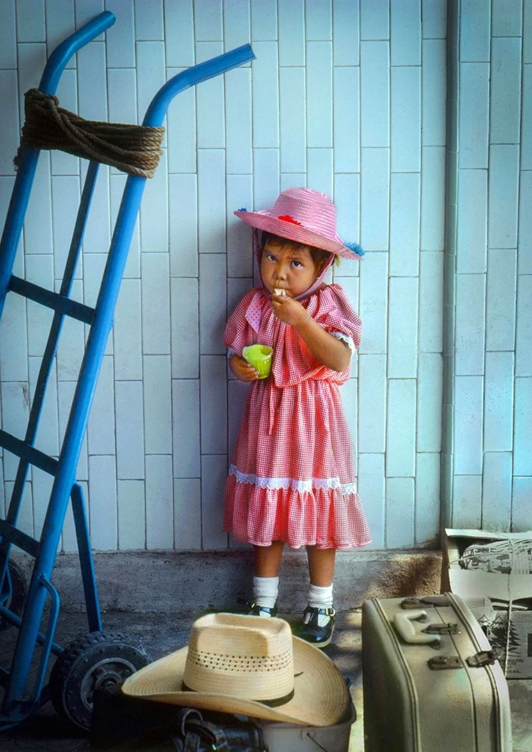 Bus Depot  - Uruapan, Mexico  1980