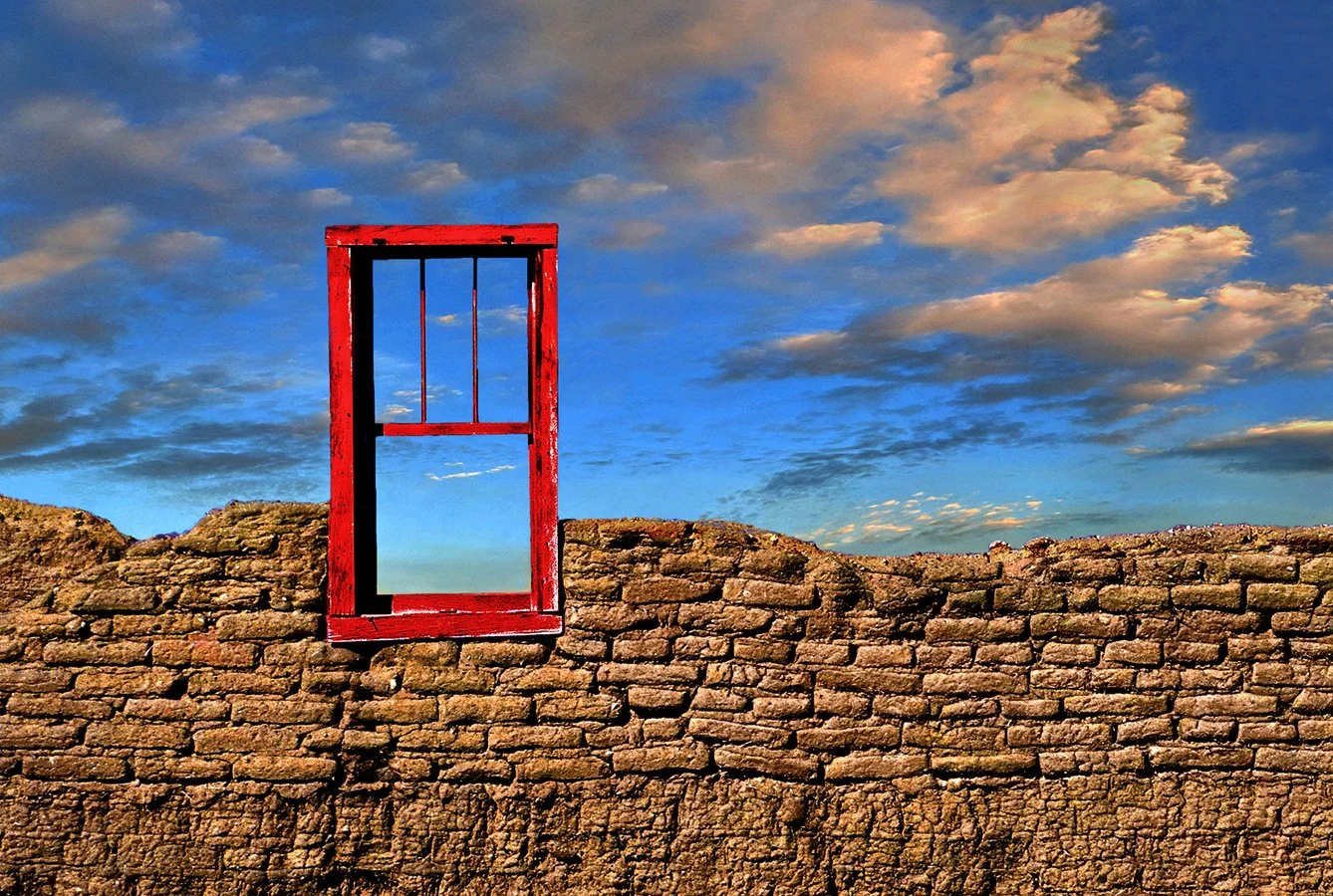 Red Window - Adobe  -  Abiquiu, New Mexico  1992