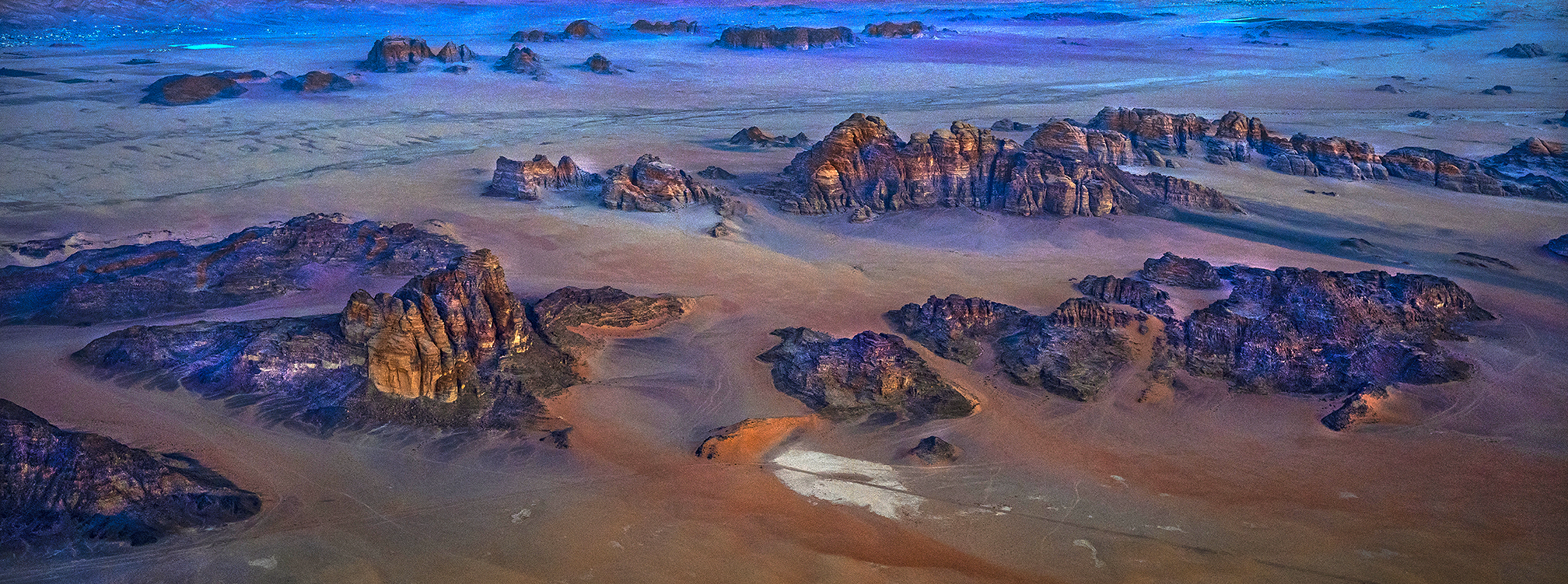 Sunrise Hot-Air Balloon flight over Wadi Rum, Jordan 2024