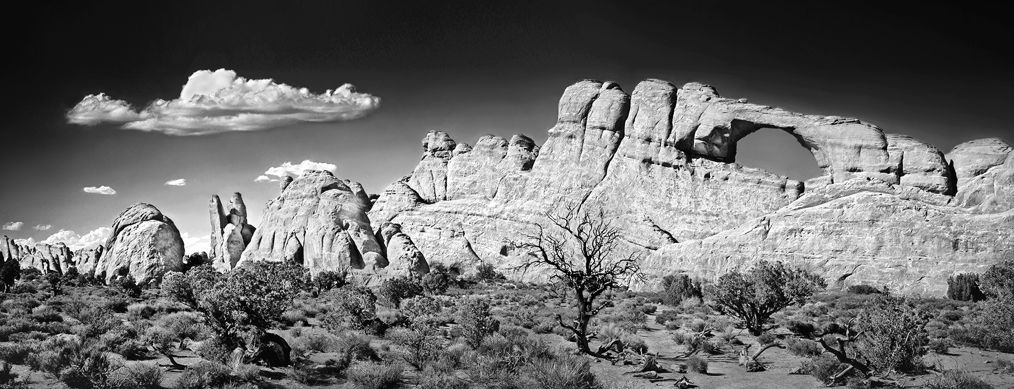 The cloud & the arch - Arches National Park - Moab, Utah 2008
