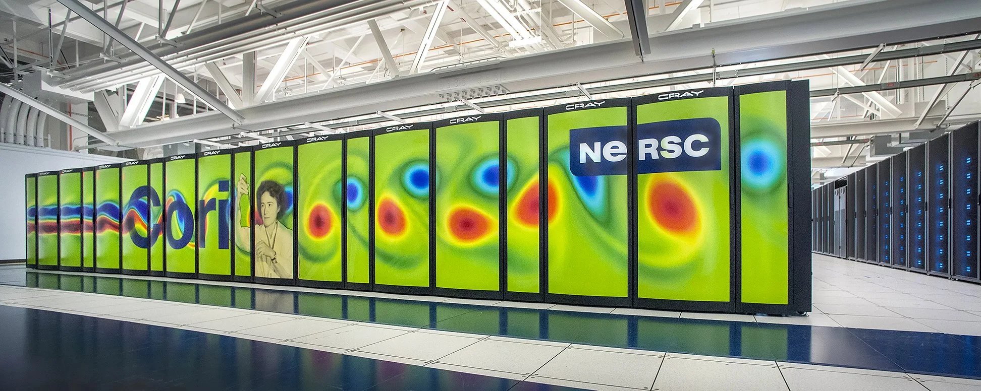 "CORI" Cray supercomputer cluster - LBNL - Berkeley, California 2015